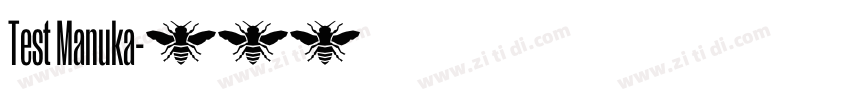 Test Manuka字体转换